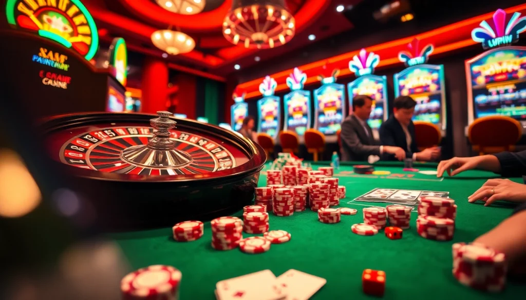 Experience the thrill of gambling at https://nohu90.download/ with vibrant casino games, poker tables, and spinning roulette wheels.