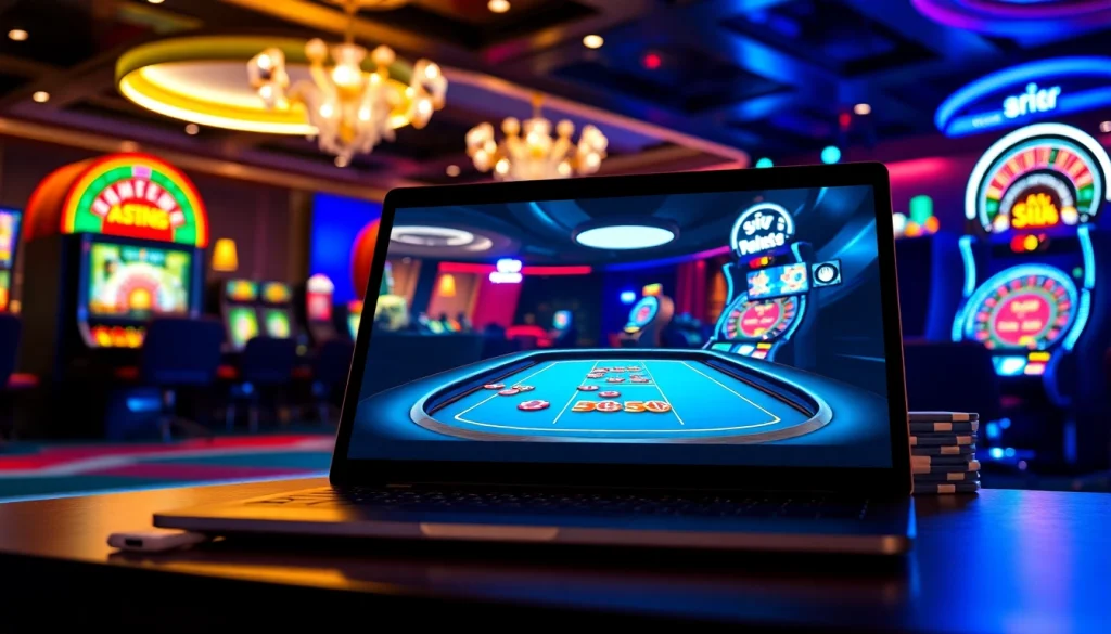 Experience thrilling online gaming at MB66 with vibrant slot machines and live dealer tables for ultimate excitement.